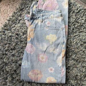 Floral Print Women's Jeans